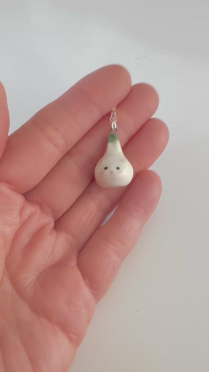 Garlic Cat Necklace