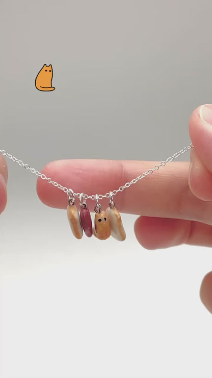 PB&J Cat Necklace