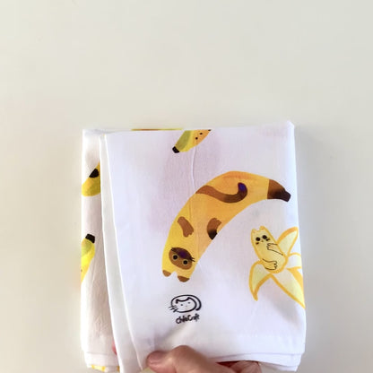 Banana Cat Towel