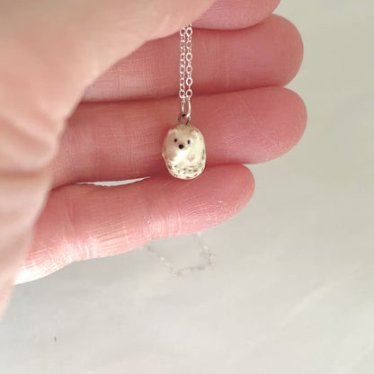 Tiny Hedgehog Necklace