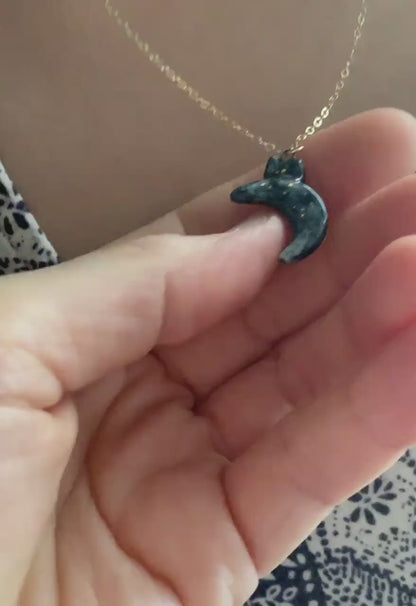 Moon Cat Necklace