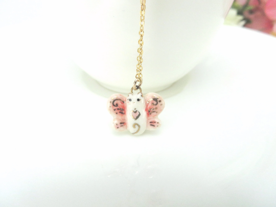 Butterfly Cat Necklace