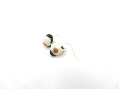 Calico Cat Dangle Earrings