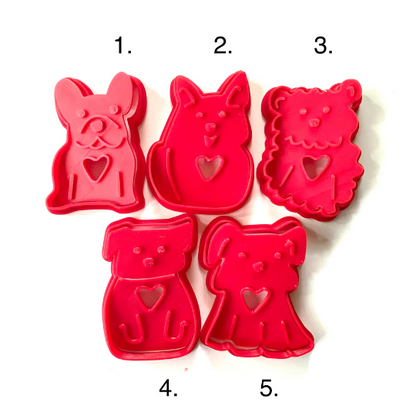 Puppy Cookie Cutters & Stamps
