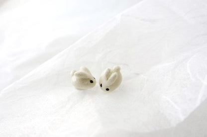 Tiny Bunny Stud Earrings