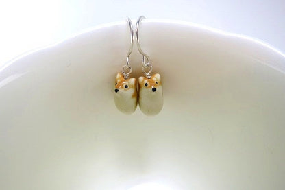 Shiba Inu Dangle Earrings