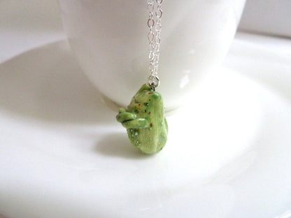 Pickle Cat Necklace