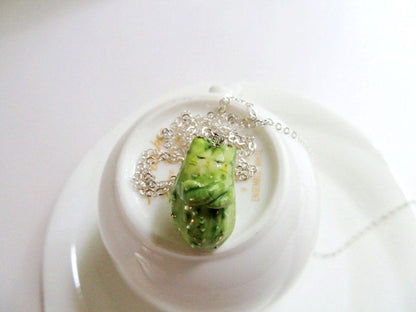 Pickle Cat Necklace