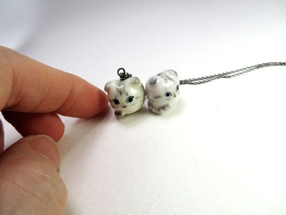 Scottish Fold Cat Necklace