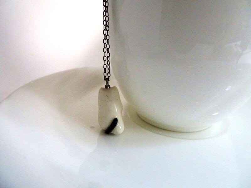 Ghost Cat Necklace