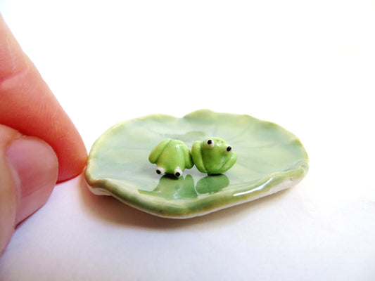 Tiny Frog Stud Earrings