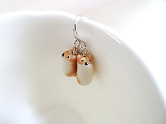 Shiba Inu Dangle Earrings