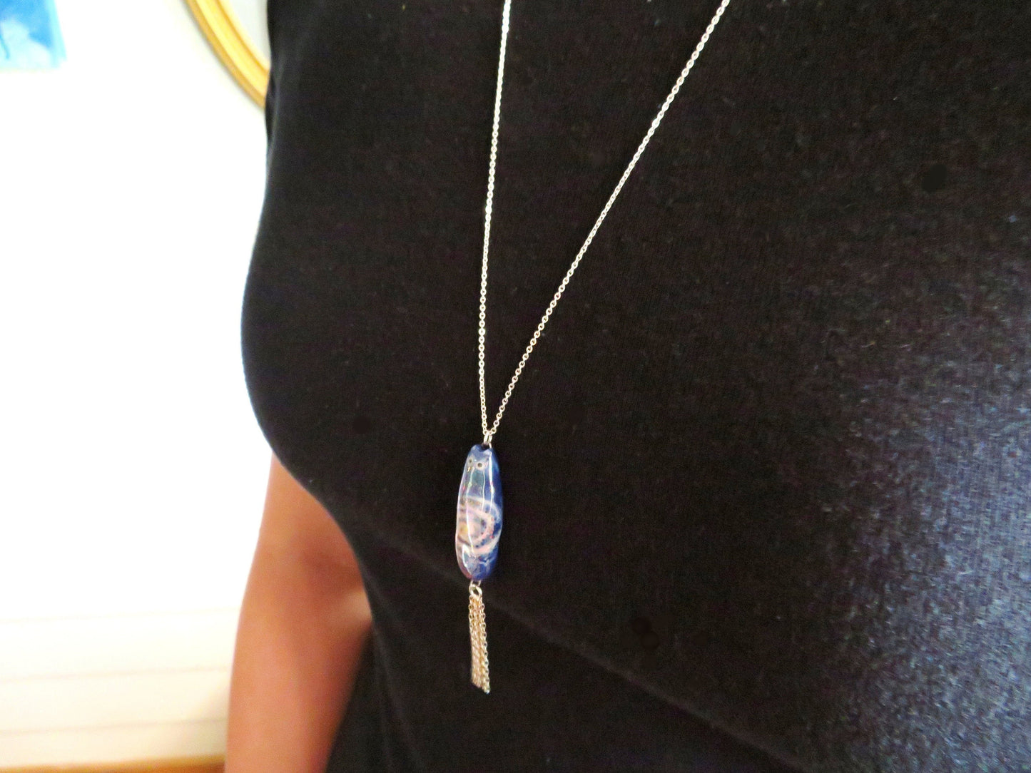 Long Cat Tassel Necklace