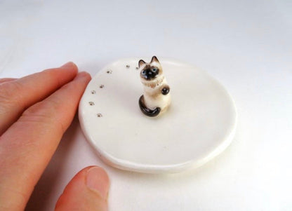Calico Cat Ring Dish