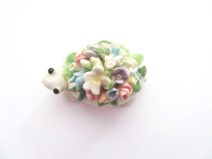Flower Tortoise Figurine