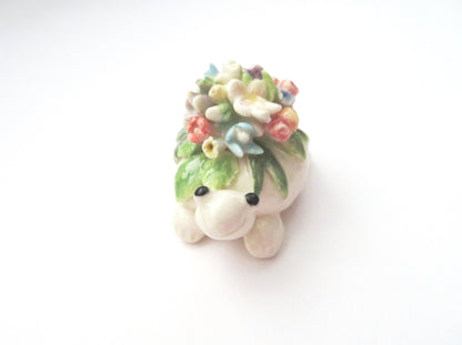 Flower Tortoise Figurine