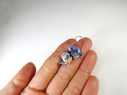 Blue Butterfly Earrings