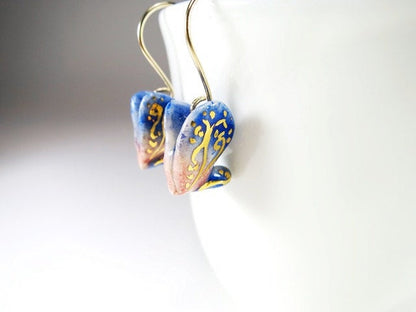 Blue Butterfly Earrings