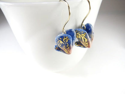 Blue Butterfly Earrings