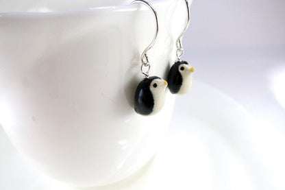 Penguin Dangle Earrings