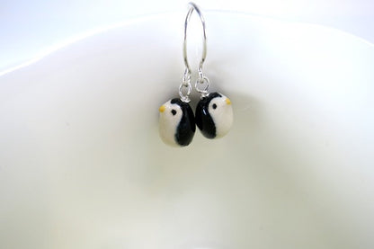 Penguin Dangle Earrings