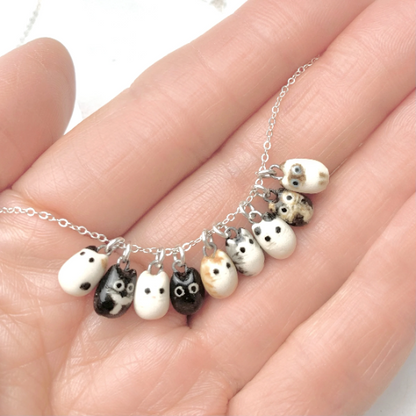 Cat hot sale with necklace